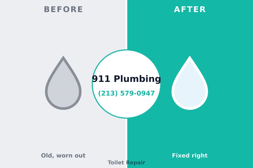 Before and after: plumbing repair Shepherd, TX
